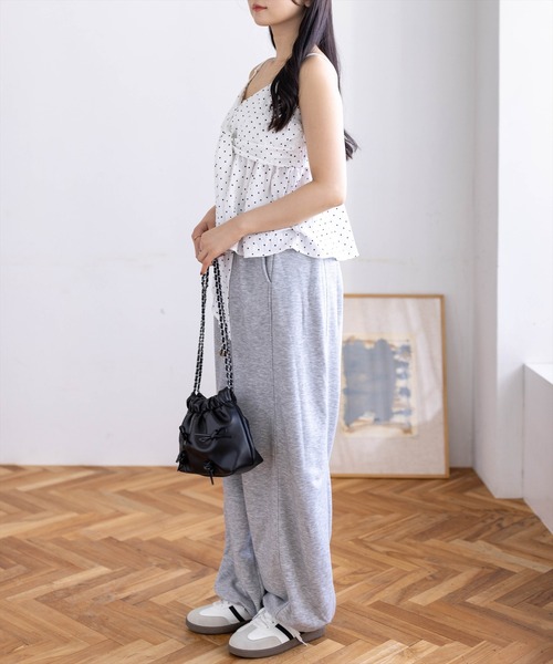 clear（クリア）の「無地柄アソートリボン風ビスチェ［大人 カジュアル ガーリー 着回し力抜群］≪新作≫（キャミソール・レディース・オフホワイト/ブラック系その他/ブラック/ホワイト系その他/イエロー・F）」の13枚目の写真