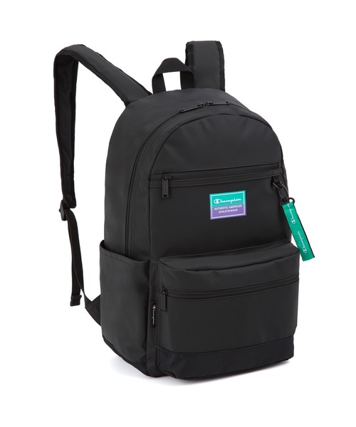 Champion（チャンピオン）の「チャンピオン リュックサック ラウンド型 通学 65452（バックパック/リュック・メンズ・ブラック×レッド/ブラック×ブラック/ブラック×グリーン/ブラック×ピンク・FREE）」の3枚目の写真