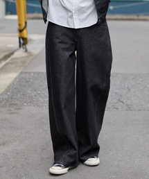 WEGO | WEGO/【26年春夏新作】カバーフィットフラップデニムパンツ(デニムパンツ)