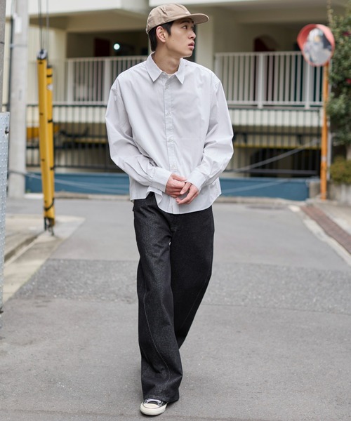 WEGO（ウィゴー）の「WEGO/【26年春夏新作】カバーフィットフラップデニムパンツ（デニムパンツ・メンズ・インディゴブルー/ブラック系2・MEDIUM/LARGE）」の15枚目の写真