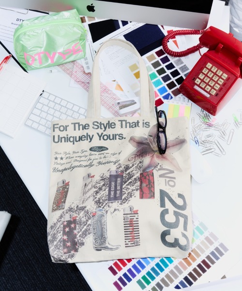 DTYYPE（ドタイプ）の「グラフィックトートバッグ（トートバッグ・レディース・ナチュラル・FREE）」の10枚目の写真