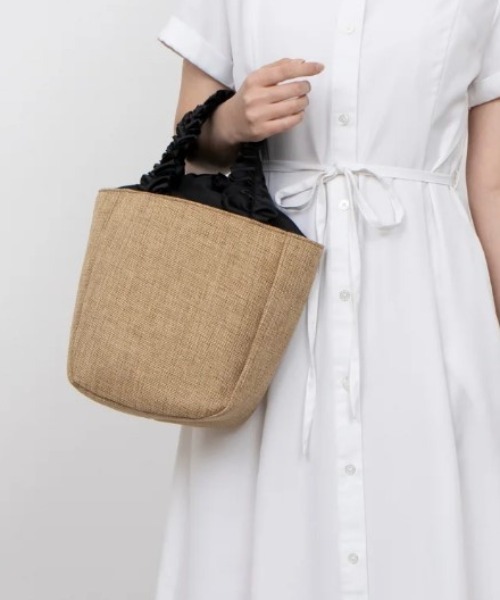 セール】FRILL HANDLE ROUND TOTE（ショルダーバッグ）｜CACHELLIE