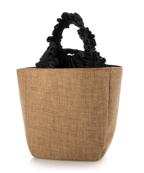 CACHELLIE(カシェリエ)の「FRILL HANDLE ROUND TOTE(ショルダーバッグ・レディース・ナチュラル・FREE)」の2枚目の写真