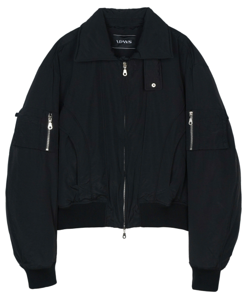 IDWS(アイドンワナセル)の「Solid High Neck Ma-1 Black(ブルゾン・レディース・その他・0)」の1枚目の写真