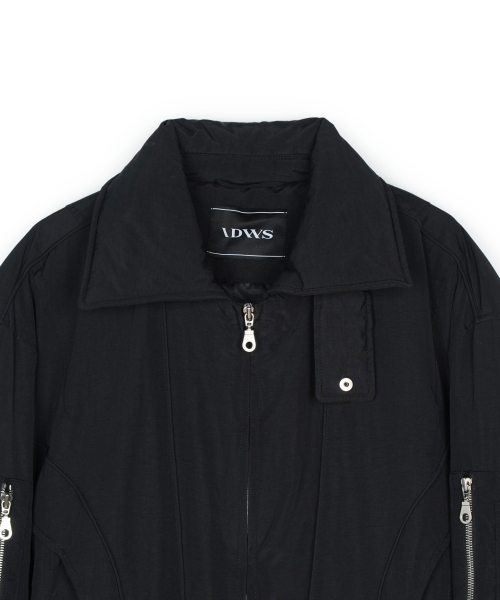 IDWS(アイドンワナセル)の「Solid High Neck Ma-1 Black(ブルゾン・レディース・その他・0)」の12枚目の写真