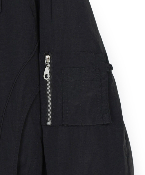 IDWS(アイドンワナセル)の「Solid High Neck Ma-1 Black(ブルゾン・レディース・その他・0)」の15枚目の写真