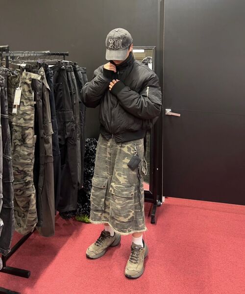 IDWS(アイドンワナセル)の「Solid High Neck Ma-1 Black(ブルゾン・レディース・その他・0)」の21枚目の写真