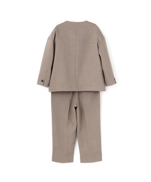 petit main（プティマイン）の「【セミフォーマル】ノーカラーJK+ロングパンツセット（スーツセット・キッズ・グレー/グレイッシュベージュ・110cm/120cm/130cm）」の22枚目の写真
