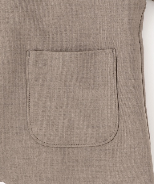 petit main（プティマイン）の「【セミフォーマル】ノーカラーJK+ロングパンツセット（スーツセット・キッズ・グレー/グレイッシュベージュ・110cm/120cm/130cm）」の19枚目の写真