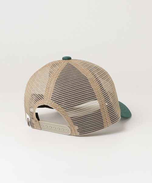 A BATHING APE(アベイシングエイプ)の「BABY MILO PANEL MESH CAP(キャップ・キッズ・ブルー/グリーン・FREE)」の7枚目の写真