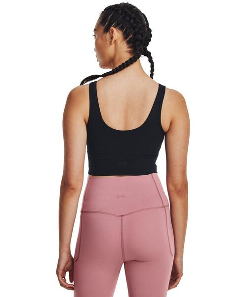 UNDER ARMOUR（アンダーアーマー）の「UAメリディアン フィッティド クロップタンク（トレーニング/レディース）（Tシャツ/カットソー・レディース・ブラック・L/M/S/XL）」の2枚目の写真
