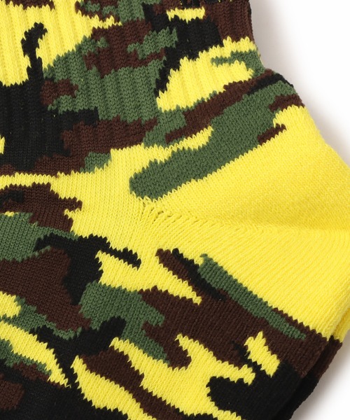 atmos（アトモス）の「atmos Jacquard Camo Socks / アトモス ジャガード カモ ソックス（ソックス/靴下・メンズ・グリーン系カモフラージュ/グレー系カモフラージュ・25-27）」の7枚目の写真