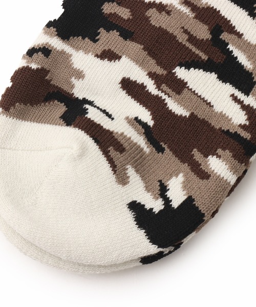 atmos（アトモス）の「atmos Jacquard Camo Socks / アトモス ジャガード カモ ソックス（ソックス/靴下・メンズ・グリーン系カモフラージュ/グレー系カモフラージュ・25-27）」の14枚目の写真