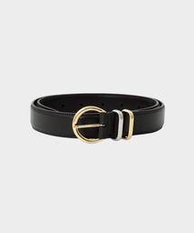 CINOH（チノ）の「LEATHER BELT/GOLD BUCKLE（ベルト）」