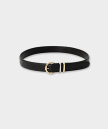 CINOH（チノ）の「LEATHER BELT/GOLD BUCKLE（ベルト）」