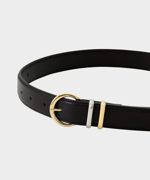 LEATHER BELT/GOLD BUCKLE（ベルト）｜CINOH（チノ）のファッション