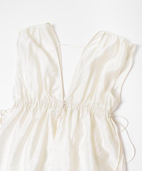 URBAN RESEARCH ROSSO WOMEN（アーバンリサーチ　ロッソ）の「ボタニカルジャガードジレトップス（その他トップス・レディース・ブラック/オフホワイト・FREE）」の9枚目の写真