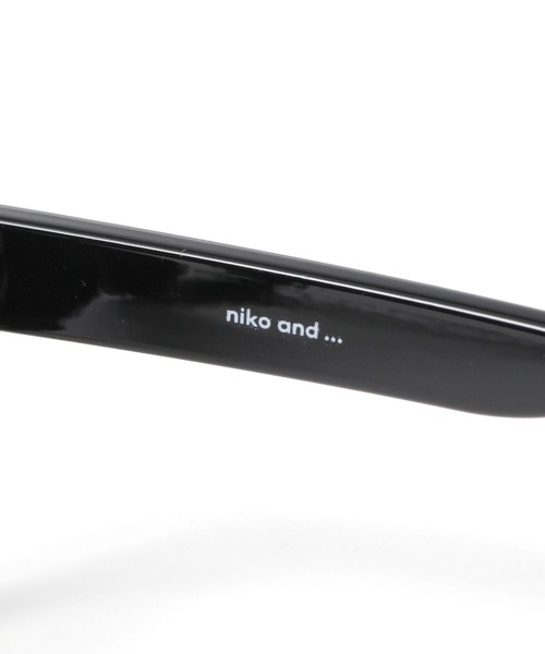 niko and...（ニコアンド）の「オリジナル太リム伊達メガネ（メガネ・レディース・ブラック/ブラウン・FREE）」の8枚目の写真