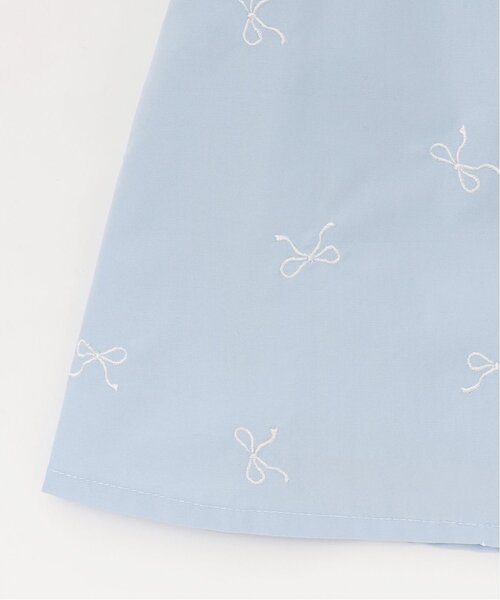 Lycee mine(リセマイン)の「リボン刺しゅうふんわりワンピース【子供服】【キッズ】【女の子】(ワンピース・キッズ・ピンク/ブラック/サックスブルー/オフホワイト・120cm/130cm/140cm/150cm/100cm/110cm)」の13枚目の写真