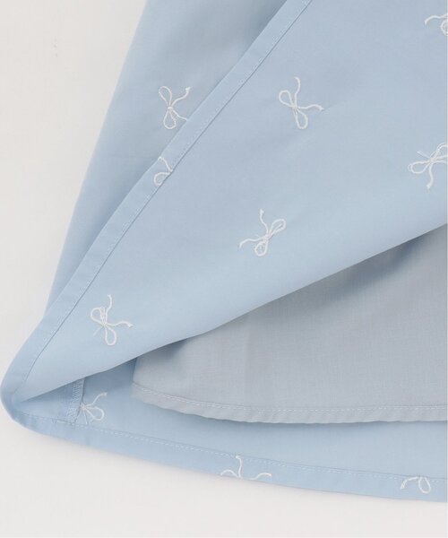 Lycee mine(リセマイン)の「リボン刺しゅうふんわりワンピース【子供服】【キッズ】【女の子】(ワンピース・キッズ・ピンク/ブラック/サックスブルー/オフホワイト・120cm/130cm/140cm/150cm/100cm/110cm)」の14枚目の写真