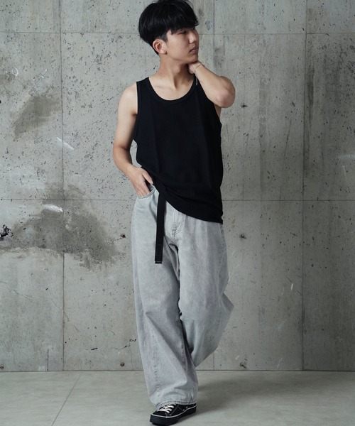 JEMORGAN(ジェーイーモーガン)の「"04"≪JEMORGAN≫パックT ワッフル タンクトップ(タンクトップ・メンズ・グレー/オフホワイト/ブラック・MEDIUM/LARGE/X-LARGE)」の16枚目の写真