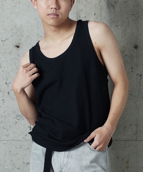 JEMORGAN(ジェーイーモーガン)の「"04"≪JEMORGAN≫パックT ワッフル タンクトップ(タンクトップ・メンズ・グレー/オフホワイト/ブラック・MEDIUM/LARGE/X-LARGE)」の15枚目の写真