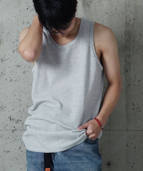 JEMORGAN(ジェーイーモーガン)の「"04"≪JEMORGAN≫パックT ワッフル タンクトップ(タンクトップ・メンズ・グレー/オフホワイト/ブラック・MEDIUM/LARGE/X-LARGE)」の13枚目の写真
