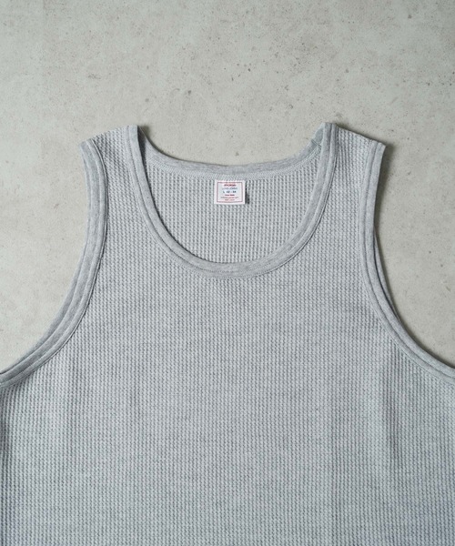 JEMORGAN(ジェーイーモーガン)の「"04"≪JEMORGAN≫パックT ワッフル タンクトップ(タンクトップ・メンズ・グレー/オフホワイト/ブラック・MEDIUM/LARGE/X-LARGE)」の8枚目の写真