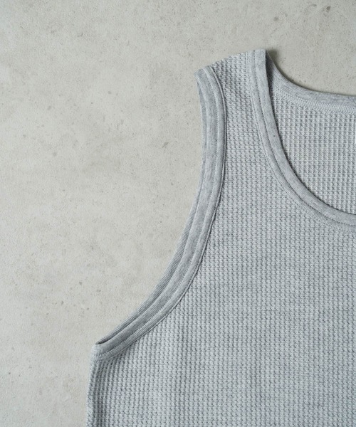 JEMORGAN(ジェーイーモーガン)の「"04"≪JEMORGAN≫パックT ワッフル タンクトップ(タンクトップ・メンズ・グレー/オフホワイト/ブラック・MEDIUM/LARGE/X-LARGE)」の7枚目の写真