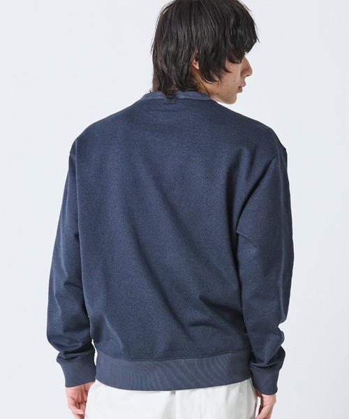 LACOSTE（ラコステ）の「メランジカラー ヘザー クルーネックスウェット（スウェット・メンズ・グレー/ブラック・3/2/4/5）」の7枚目の写真