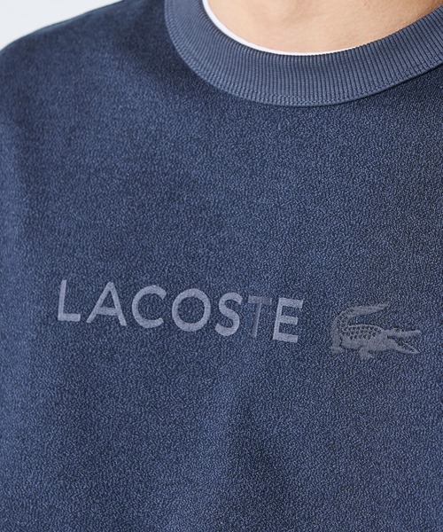 LACOSTE（ラコステ）の「メランジカラー ヘザー クルーネックスウェット（スウェット・メンズ・グレー/ブラック・3/2/4/5）」の8枚目の写真