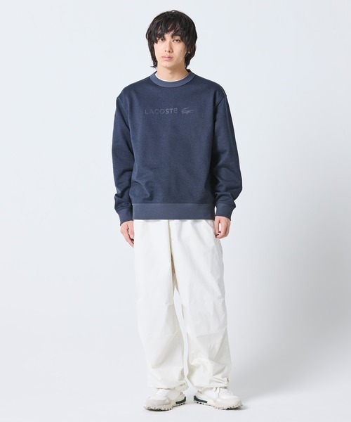 LACOSTE（ラコステ）の「メランジカラー ヘザー クルーネックスウェット（スウェット・メンズ・グレー/ブラック・3/2/4/5）」の10枚目の写真