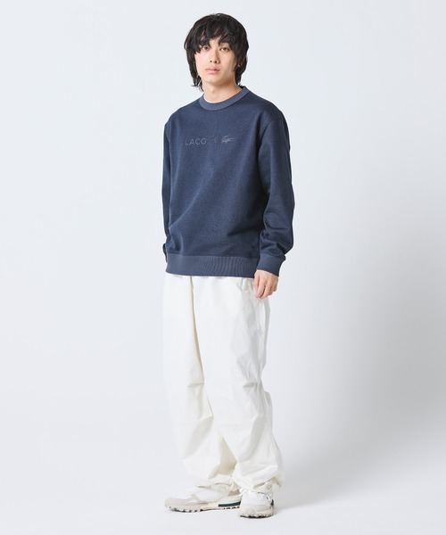 LACOSTE（ラコステ）の「メランジカラー ヘザー クルーネックスウェット（スウェット・メンズ・グレー/ブラック・3/2/4/5）」の13枚目の写真