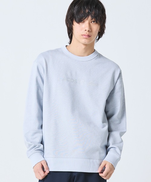 LACOSTE（ラコステ）の「メランジカラー ヘザー クルーネックスウェット（スウェット・メンズ・グレー/ブラック・3/2/4/5）」の18枚目の写真