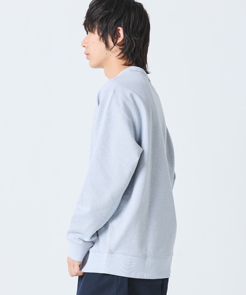 LACOSTE（ラコステ）の「メランジカラー ヘザー クルーネックスウェット（スウェット・メンズ・グレー/ブラック・3/2/4/5）」の20枚目の写真