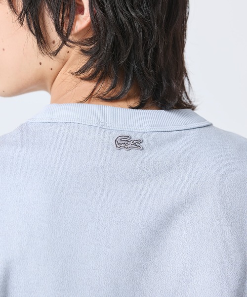 LACOSTE（ラコステ）の「メランジカラー ヘザー クルーネックスウェット（スウェット・メンズ・グレー/ブラック・3/2/4/5）」の22枚目の写真