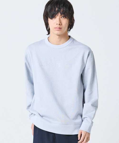 LACOSTE（ラコステ）の「メランジカラー ヘザー クルーネックスウェット（スウェット・メンズ・グレー/ブラック・3/2/4/5）」の17枚目の写真