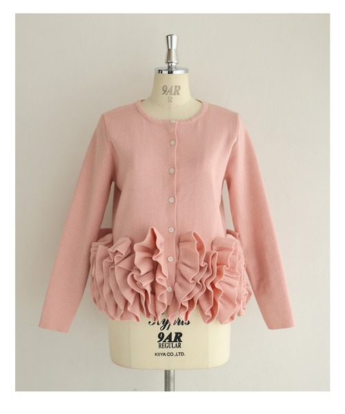 cawaii(カワイイ)の「淡いピンクのバレエチュチュフリルニットカーディガン(カーディガン/ボレロ・レディース・ピンク・FREE)」の20枚目の写真