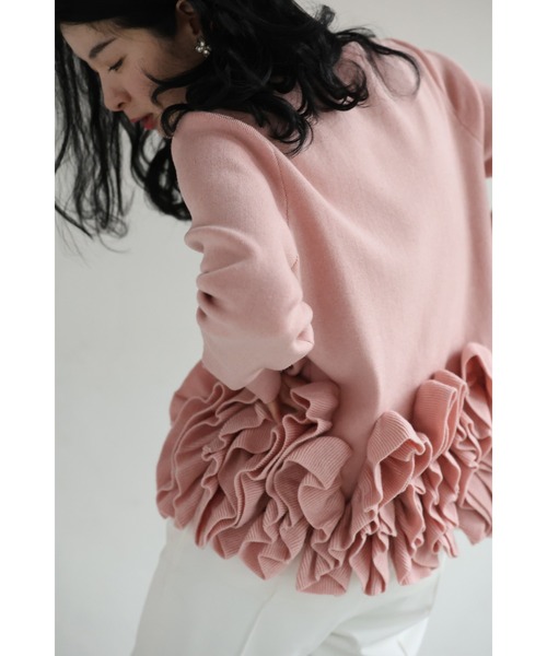 cawaii(カワイイ)の「淡いピンクのバレエチュチュフリルニットカーディガン(カーディガン/ボレロ・レディース・ピンク・FREE)」の13枚目の写真