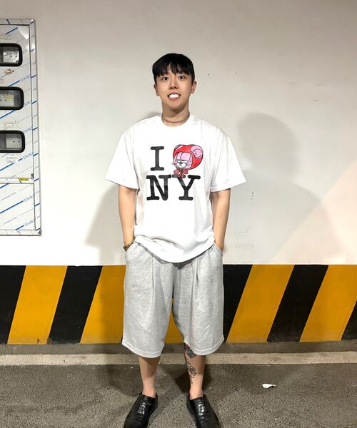 BERNI(ベルニ)の「アイラブニューヨーク 半袖Tシャツ (ホワイト)(Tシャツ/カットソー・レディース・その他・MEDIUM/LARGE/X-LARGE/2XL/SMALL)」の7枚目の写真