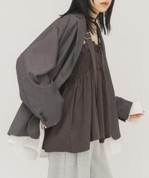 KBF | フリルギャザービスチェ(その他トップス)