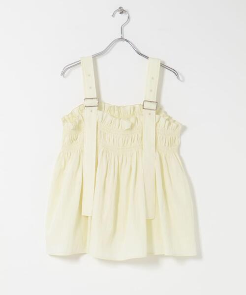 KBF（ケイビーエフ）の「フリルギャザービスチェ（その他トップス・レディース・カーキ/アイボリー/チャコールグレー・ONE）」の11枚目の写真