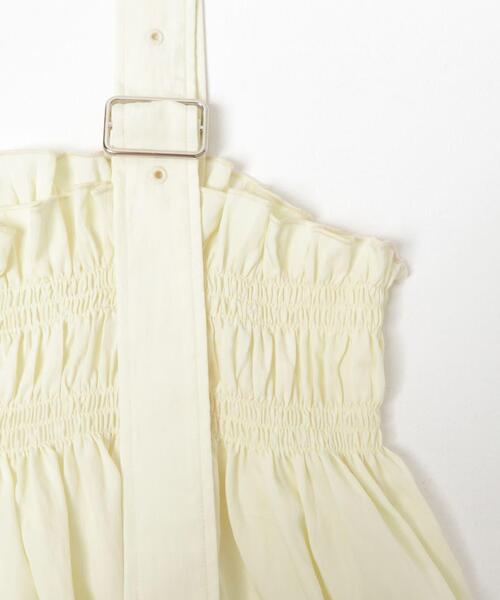 KBF（ケイビーエフ）の「フリルギャザービスチェ（その他トップス・レディース・カーキ/アイボリー/チャコールグレー・ONE）」の12枚目の写真