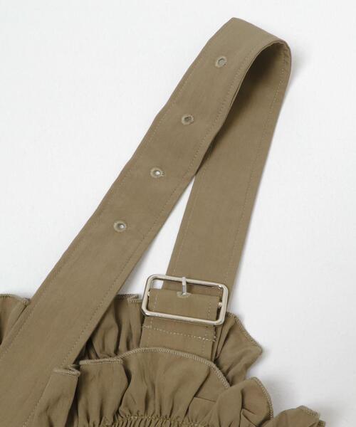 KBF（ケイビーエフ）の「フリルギャザービスチェ（その他トップス・レディース・カーキ/アイボリー/チャコールグレー・ONE）」の21枚目の写真