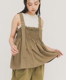 KBF（ケイビーエフ）の「フリルギャザービスチェ（その他トップス）」