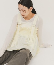 KBF（ケイビーエフ）の「フリルギャザービスチェ（その他トップス）」