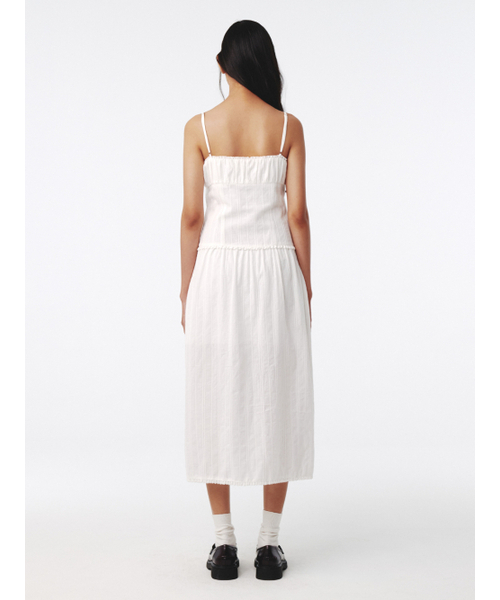 Kijun(キジュン)の「ボタンアップ レースドレス オフホワイト(ワンピース・レディース・その他・SMALL/MEDIUM)」の3枚目の写真