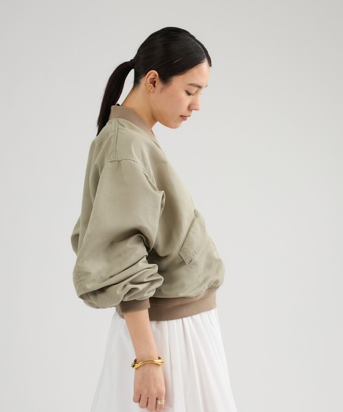 Chaos（カオス）の「Chaos(カオス)/ ◇REMI RELIEF◇別注MA-1ブルゾン（MA-1・レディース・カーキ/ホワイト・FREE）」の15枚目の写真