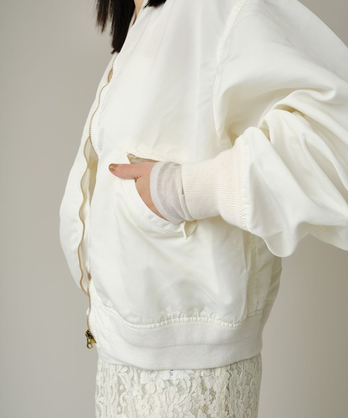 Chaos（カオス）の「Chaos(カオス)/ ◇REMI RELIEF◇別注MA-1ブルゾン（MA-1・レディース・カーキ/ホワイト・FREE）」の12枚目の写真