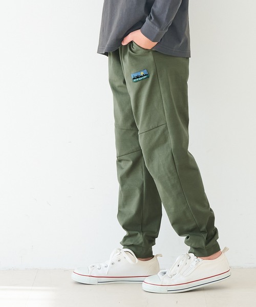 coca(coca)(コカ)の「【WEB限定セール】キッズ ネームストレッチジョガーパンツ(スウェットパンツ・キッズ・ブラック/カーキ・120/130/140/150)」の10枚目の写真
